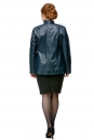 Женская кожаная куртка из натуральной кожи с воротником 8001814-3