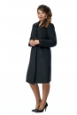 Женское пальто из текстиля с воротником 8002332