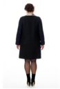 Женское пальто из текстиля с воротником 8002592-2