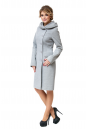Женское пальто из текстиля с капюшоном 8002630-3