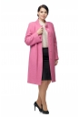 Женское пальто из текстиля с воротником 8002779