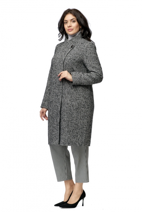 Женское пальто из текстиля с воротником 8002869