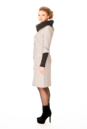 Женское пальто из текстиля с капюшоном 8002935-2