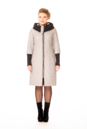 Женское пальто из текстиля с капюшоном 8002935-4