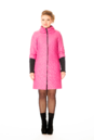 Женское пальто из текстиля с воротником 8002938-4