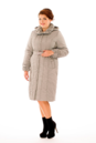 Женское пальто из текстиля с воротником 8002991-3