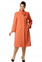 Женское пальто из текстиля с воротником 8008053