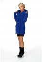 Женское пальто из текстиля с капюшоном 8008603-2