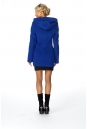 Женское пальто из текстиля с капюшоном 8008603-3