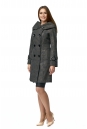 Женское пальто из текстиля с капюшоном 8008726-2