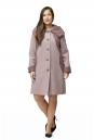 Женское пальто из текстиля с капюшоном 8008738