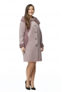 Женское пальто из текстиля с капюшоном 8008738-2