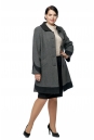 Женское пальто из текстиля с воротником 8009514