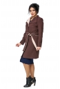 Женское пальто из текстиля с воротником 8009901-2