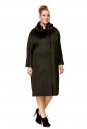 Женское пальто из текстиля с воротником 8009909-2