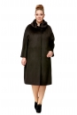 Женское пальто из текстиля с воротником 8009909-3