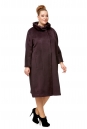 Женское пальто из текстиля с воротником 8009910-2