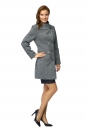 Женское пальто из текстиля с воротником 8009931