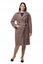 Женское пальто из текстиля с воротником 8010773-3