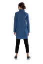Женское пальто из текстиля с воротником 8011379-2