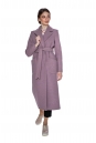 Женское пальто из текстиля с воротником 8011523