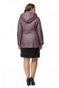 Куртка женская из текстиля с капюшоном, отделка искусственный мех 8012060-3