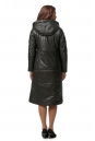 Женское кожаное пальто из натуральной кожи с капюшоном 8013019-3