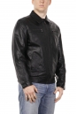 Мужская кожаная куртка из эко-кожи с воротником 8021305-4