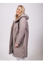 Женское пальто из текстиля с капюшоном 8023449-11