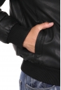 Мужская кожаная куртка из эко-кожи с воротником, отделка искусственный мех 8023618-5