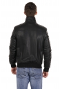 Мужская кожаная куртка из эко-кожи с воротником, отделка искусственный мех 8023618-10