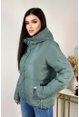 Куртка женская из текстиля с капюшоном 8024000