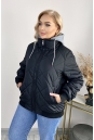 Куртка женская из текстиля с капюшоном 8024010-2