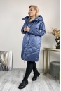 Женское пальто из текстиля с капюшоном 8024033-4