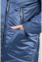 Женское пальто из текстиля с капюшоном 8024033-7