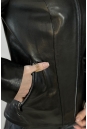 Женская кожаная куртка из натуральной кожи с воротником 8024140-7